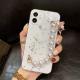 Compatible With , Suitable For 12 Mobile Phone Case IPhone11promax All-inclusive Xr Epoxy Glitter Female Soft Case Pearl Chain