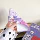 Creative Graffiti Purple Oil Painting Silicone Phone Case
