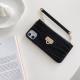 Luxury  Pattern Portable Phone Case With Lanyard