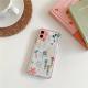 Compatible with  , Idyllic Small Flower Soft Shell Transparent Mobile Phone Case