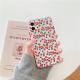 Compatible with Apple , Silicone Soft Phone Case Transparent Anti-drop Two-color