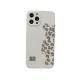 White Leopard Print 13 Mobile Phone Case