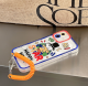Cartoon Cute Pet Lanyard TPU Phone Case