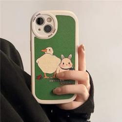 Cute Duck Rabbit Is Suitable Mobile Phone Case