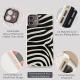 Zebra Pattern Phone Case Fine Hole Edge Drop Protection Cover