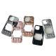 Electroplating Hollow Pleated Tiger Tooth Phone Case