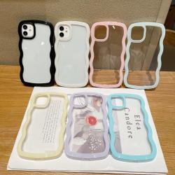 New Candy-colored Border Two-in-one Wave Phone Case
