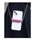 Metal Phone Crossbody Chain Back Splint