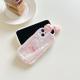 Girls Cute Piglet Bath Quicksand Mobile Phone Case