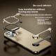 New Seamless Shell Anti-fall Special-shaped Metal Corner Pad Phone Case
