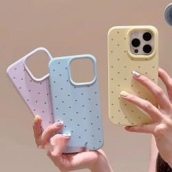 Phone Case Love Heart Liquid Silicone Buck Resistance