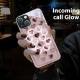 New Incoming Light Heart Mobile Phone Shell For Couples