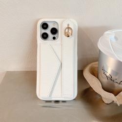 Simple Solid Color Wallet Card Case Phone Case