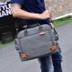 Multi-compartment Canvas Fashion Mens Shoulder Bag