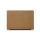 Simple Cocoa Brown Suede Computer Case