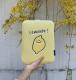 Compatible with Apple, Winter Korean Ins Niche Design Lemon Embroidery Letters IPad Tablet Laptop Bag Storage Bag