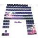 Sunset Starry Sky Keycaps PBT Five-Sided Sublimation Keycaps OEM Mechanical Keyboard Keys Personality Compatible With