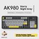Office Computer Bluetooth Keyboard Game Side Three-mode Wireless
