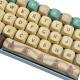 Capabala PBT Girl MOA Height Mechanical Keyboard Keycaps 130 Key Set