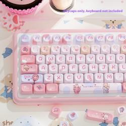Five-sided Sublimation Moa Highly Cute Personality Fit Mechanical Keyboard Cap