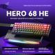 Magnetic Axis Keyboard Manufacturing Machinery Wired RGB Lamp Effect Home Office