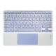 Bluetooth Keyboard With Touch For Mobile Phone Tablet Wireless Rechargeable