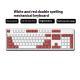 Two-color Keyboard Wired Office Green Black Tea Red Axis Hot Plug Computer