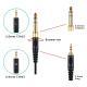 Suitable For HE400i He560 Double 25mm Plug Headset Spring Headset Cable
