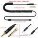 Suitable For HE400i He560 Double 25mm Plug Headset Spring Headset Cable