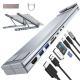 Aluminum Alloy HUB Multi-interface HDMI 8 In 1 Docking Station Laptop Stand