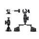 Panoramic Camera View Angle Car Roof And Racket Suction Cup Fixed Bracket