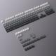 Polar Day Gradient Engraved Luminous Machinery Key Cap