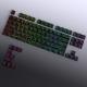 Contour Line Black Line Crack Character Luminous Key Cap