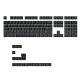 Positive Engraved Small Full Set 126 Key Height Two-color Key Cap