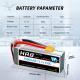 HRB Lithium Battery 3000330042005200mAh Large Capacity Four-axis UAV Unmanned Aerial Vehicle TEC5 Plug