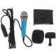 Portable 3.5mm Stereo Studio Mic KTV Karaoke Mini Microphone