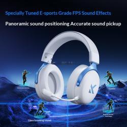 Gaming Headset Over-ear Four-mode For Gaming On PC Via Bluetooth