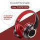 Foldable Bluetooth Headset With Large Earcups Card Slot And Long Battery Life