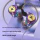 Wired In-ear High-fidelity HIFI Dynamic Coil Wired Control Live Broadcast Sports Ear-hook Earphones