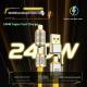 120W Zinc Alloy Fast Charging Four-in-one Charging Multi-function Switching Interface Double Typec Bold Silicone Data Cable