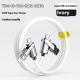 120W Zinc Alloy Fast Charging Four-in-one Charging Multi-function Switching Interface Double Typec Bold Silicone Data Cable