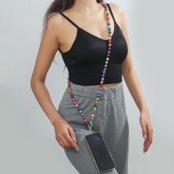 Wild Color Beaded Mobile Phone Strap