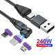 New Six-in-one 240W Magnetic Data Cable