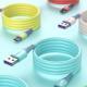 The Fast Charging Data Cable Is Suitable For Mobile Phone Liquid Silicone Charging Cable With Light