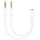 One Divided Into Two Adapter Desktop Computer Headset Audio Cable