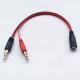 One Divided Into Two Adapter Desktop Computer Headset Audio Cable