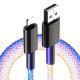 Colorful RGB Illuminating Data Cable Breathing Light Gradient PD66W