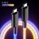 Colorful RGB Illuminating Data Cable Breathing Light Gradient PD66W