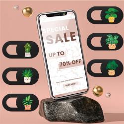 Small Potted Mobile Phone Camera Privacy Protection Cover Cover