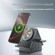 Three-in-one Wireless Charger Desktop Base Magnetic Bracket Suitable For Mobile Phone Watch Headset Fast Charging